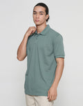 Cole Lacoste Basic Plain Polo Shirt Pria