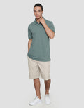 Cole Lacoste Basic Plain Polo Shirt Pria