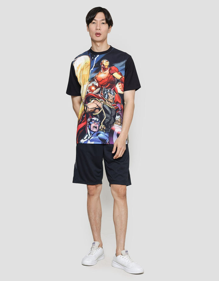 Marvel Iron Man Thor Captain America Assemble Kaos Pria