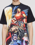 Marvel Iron Man Thor Captain America Assemble Kaos Pria