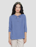 St. Yves Linen W Stoppe Women's 7/8 Sleeve Blouse