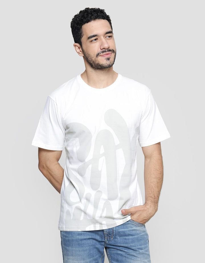 T Zone Theme Curlicue Wording Men's Short Sleeve T-Shirt
