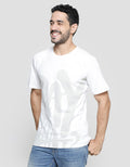 T Zone Theme Curlicue Wording Men's Short Sleeve T-Shirt