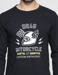 T Zone Theme Long Journey - Motorcycle Kaos Lengan Panjang Pria