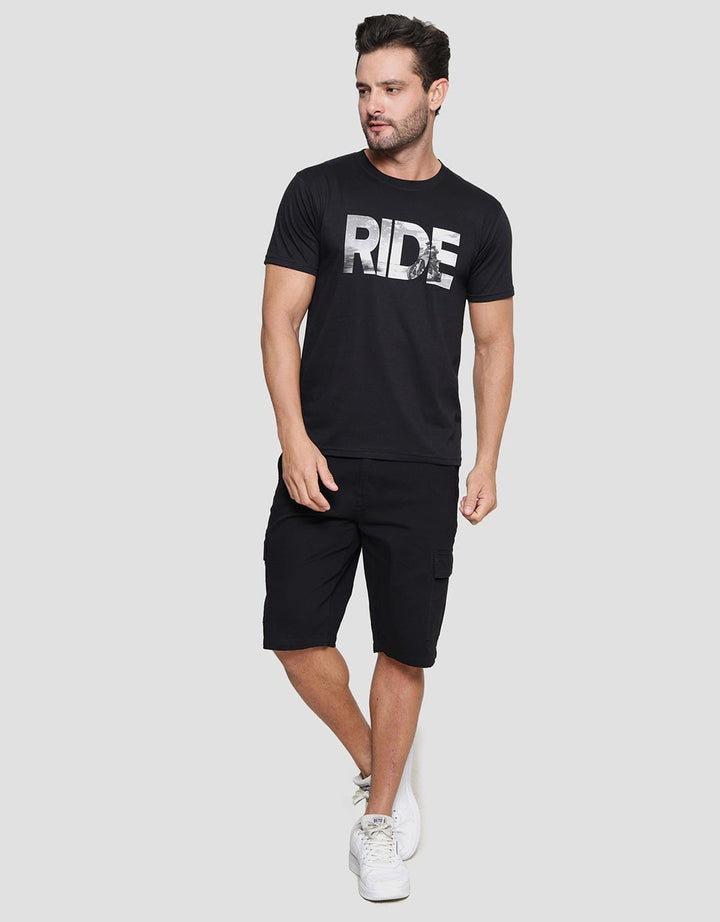 T Zone Ride Photoprint Kaos Casual Pria