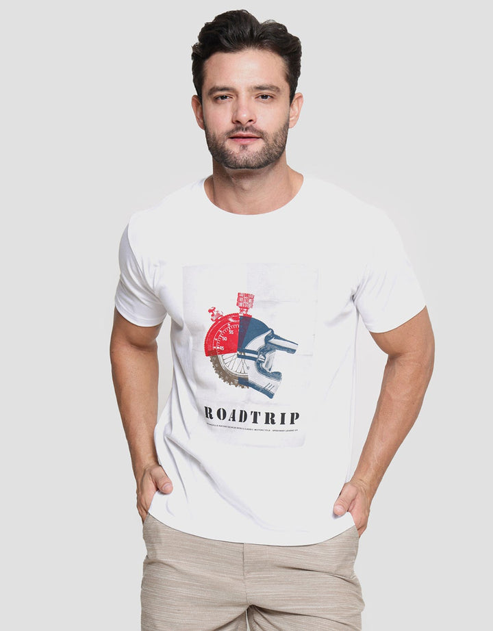 T Zone Roadtrip Journey Kaos Casual Pria