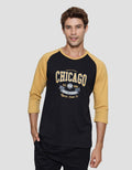 T Zone Theme City - Chicago Men's 3/4 Sleeve T-Shirt