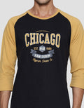T Zone Theme City - Chicago Men's 3/4 Sleeve T-Shirt