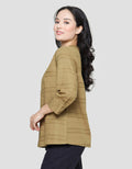 St. Yves Dobby Pin Tuck Blouse Wanita
