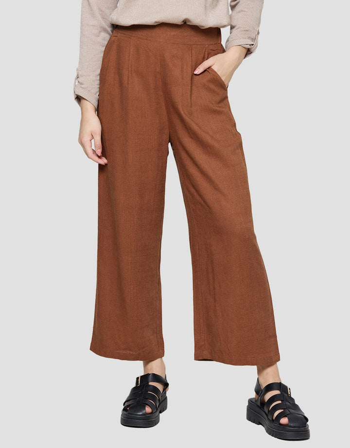 St. Yves Celana Panjang Coulotte Linen Wanita