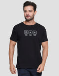T Zone Istirahard Print Kaos Casual Pria