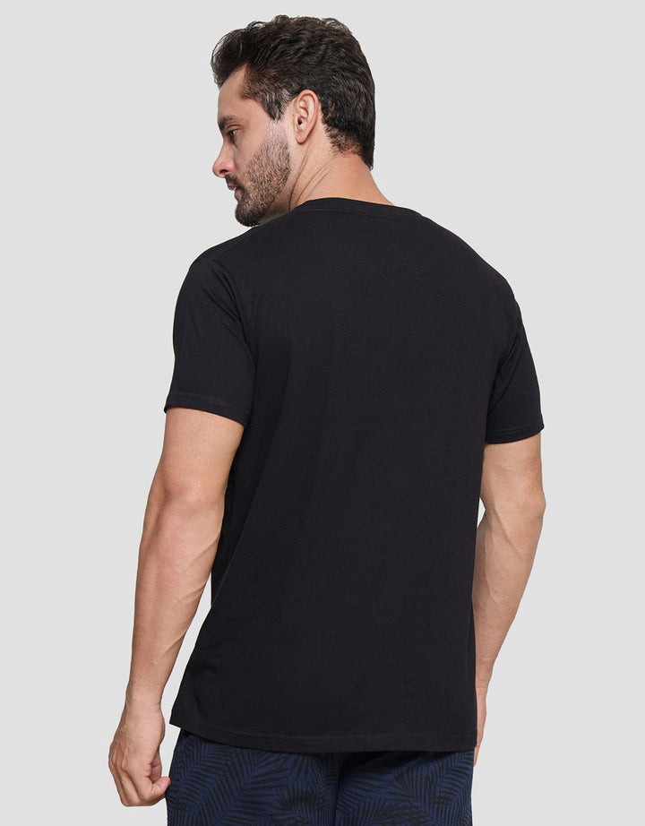 T Zone Istirahard Print Kaos Casual Pria