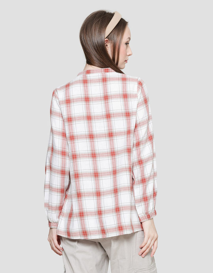 Triset Ladies Big Plaid Print Women's Dress