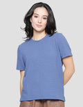Connexion Textured Plain Women's T-Shirt