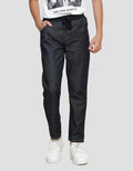 Nevada Solid Elastic Waist Non Stretch Boys Denim Pants