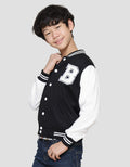 Nevada Fleece Logo Chenille Jaket Bomber Anak Laki-laki