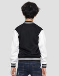 Nevada Fleece Logo Chenille Jaket Bomber Anak Laki-laki