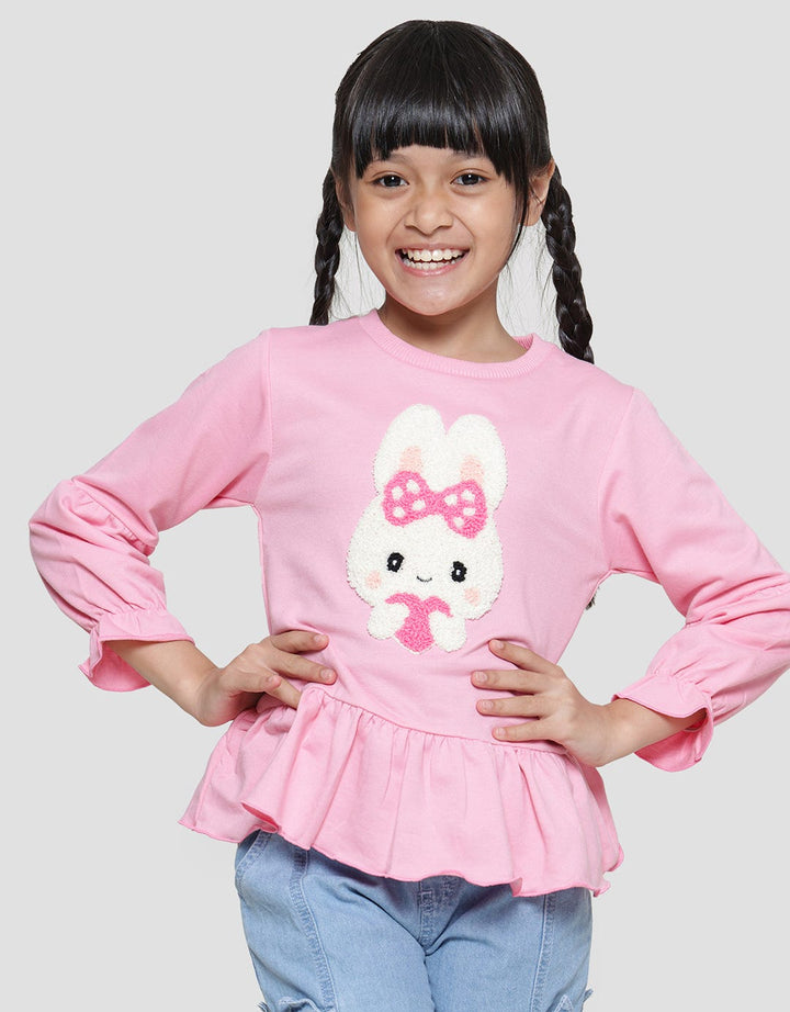 Little M Rabbit Towel Kaos Anak Perempuan