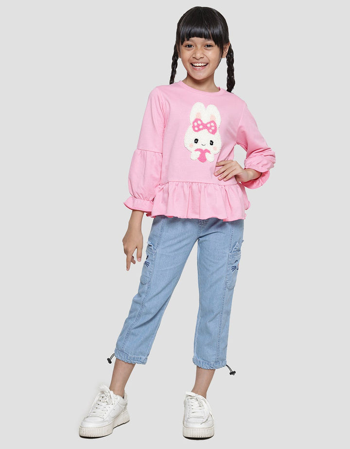 Little M Rabbit Towel Kaos Anak Perempuan