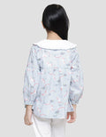 Little M Print Unicorn Star Blouse Anak Perempuan