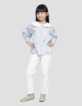 Little M Print Unicorn Star Blouse Anak Perempuan