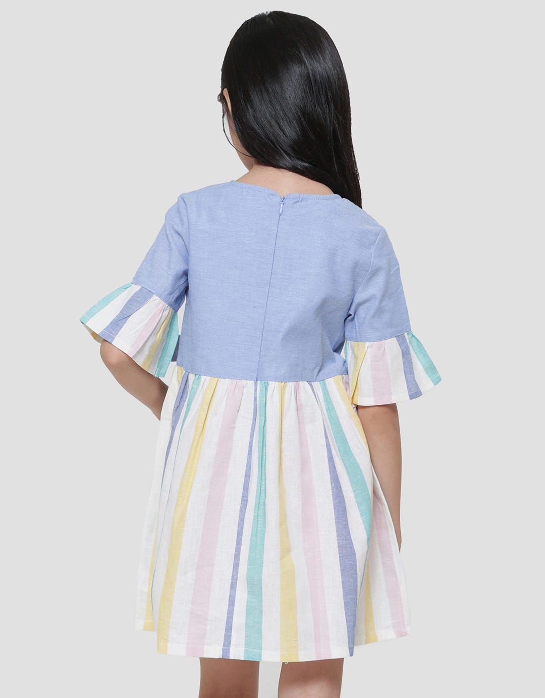 Little Salur Chambray Dress Anak Perempuan