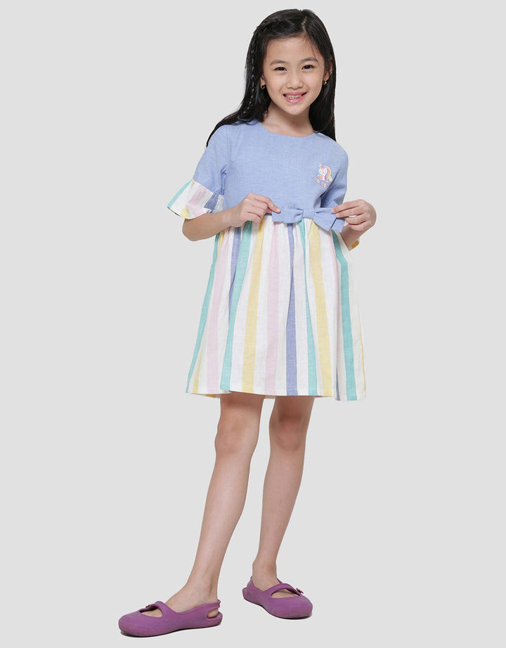Little Salur Chambray Dress Anak Perempuan