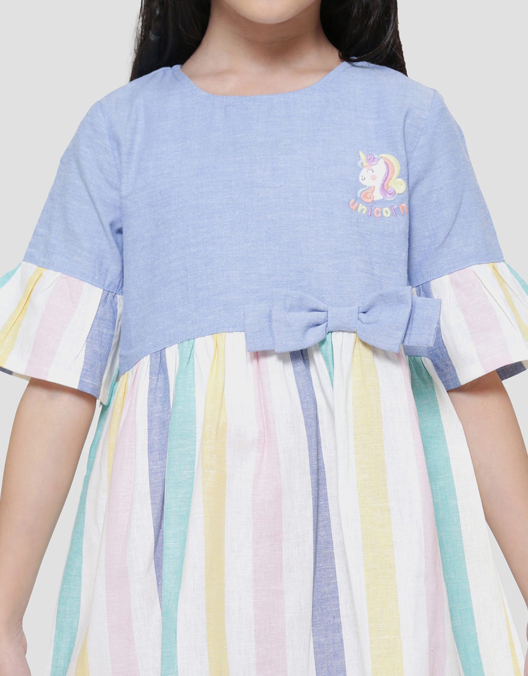 Little Salur Chambray Dress Anak Perempuan