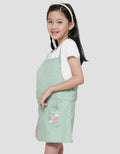 Little M  Woven Kancing Midi Dress Overall Anak Perempuan