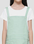 Little M  Woven Kancing Midi Dress Overall Anak Perempuan