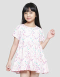 Little M Daily Full Print Unicorn Midi Dress Anak Perempuan