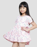 Little M Daily Full Print Unicorn Midi Dress Anak Perempuan