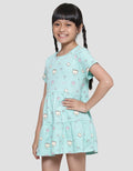 Little M Cat N Paws Midi Dress Anak Perempuan