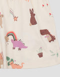 Little M Daily Full Print Animals Midi Dress Anak Perempuan