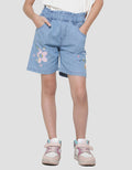 Little M Bordir Bunga And Bee Celana Denim Anak Perempuan
