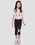 Little M Cat Star Legging Anak Perempuan
