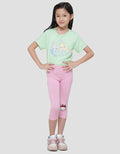 Little M Cat Bubble Leggings for Girls