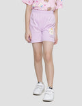 Little M Cat Print Girls Shorts