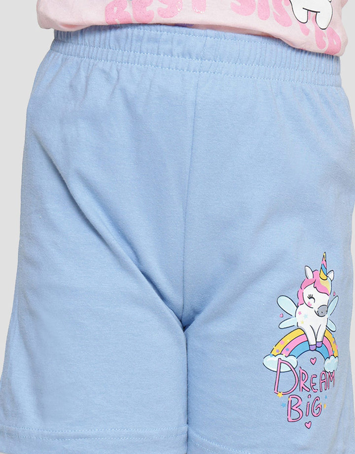 Little M Unicorn Dream Celana Pendek Anak Perempuan