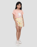 Little M Cats Print Celana Pendek Anak Perempuan