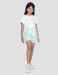 Little M Dino Print Celana Pendek Anak Perempuan