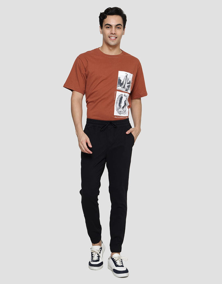 Details Stretch Celana Jogger Pria