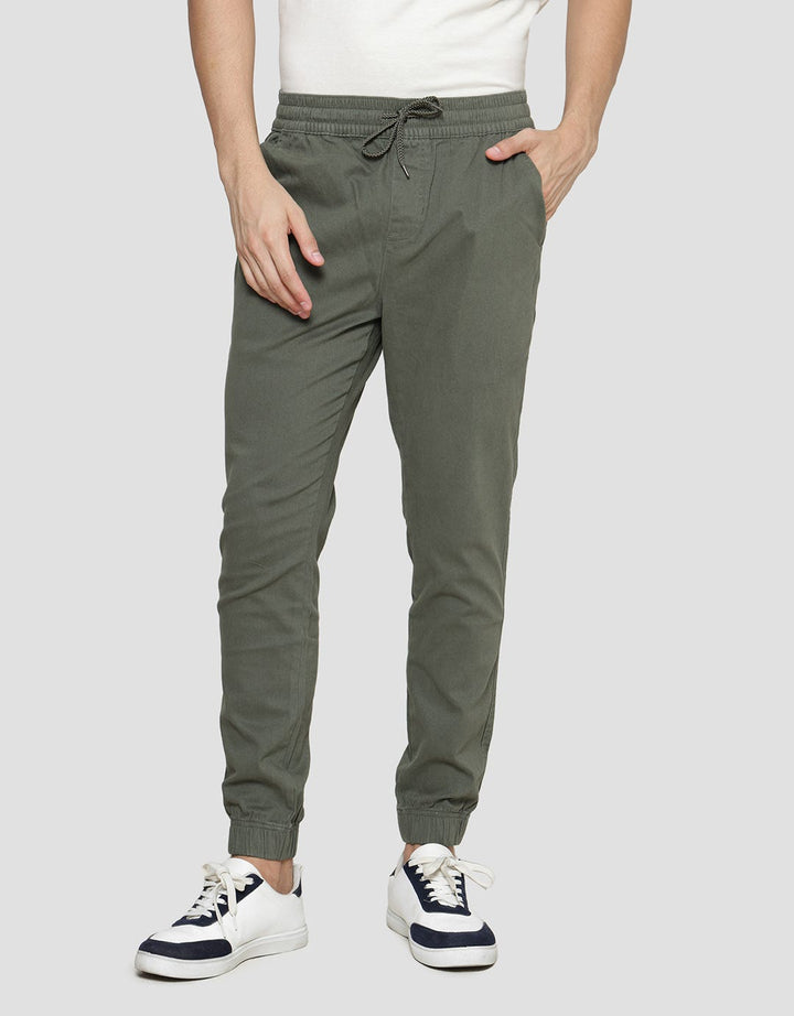 Details Stretch Celana Jogger Pria