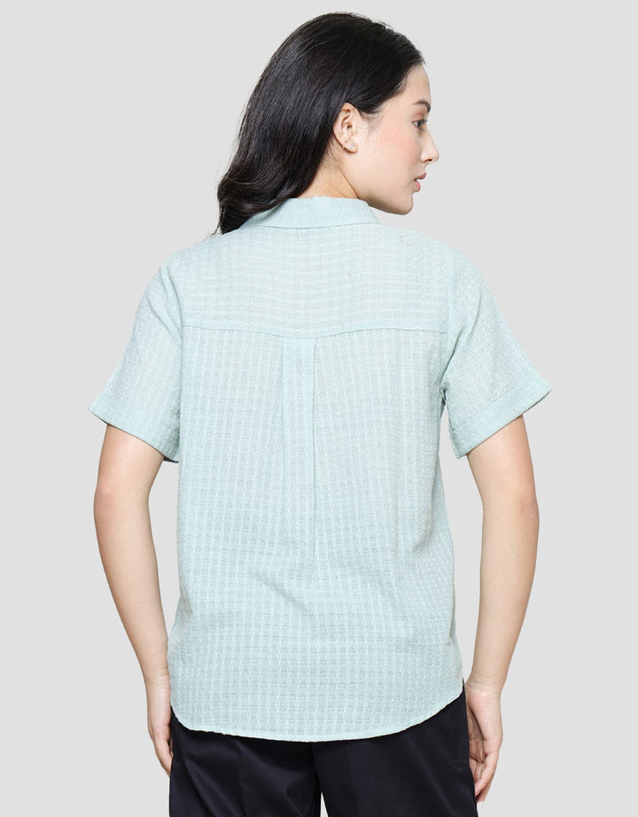 Connexion Dobby Collar Kemeja Wanita