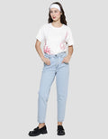 Nevada Bottom Mom Fashion Celana Panjang Denim Wanita