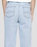 Nevada Bottom Mom Fashion Celana Panjang Denim Wanita