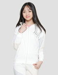 Nevada Jaket Knit Hoodie Heart Wording Anak Perempuan