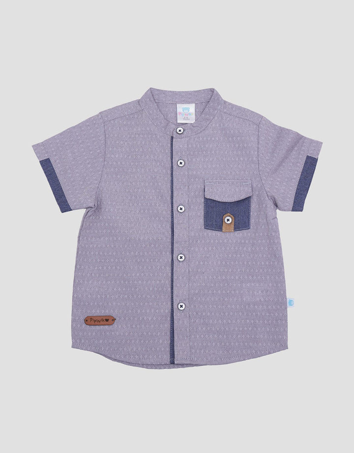 Pipiniko Full Motif Print Koko Casual Anak Laki-Laki