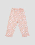 Pipiniko Full Print Flower Girls Long Pants