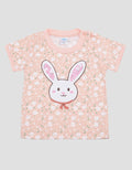 Pipiniko Ruffle Bunny Girls T-Shirt